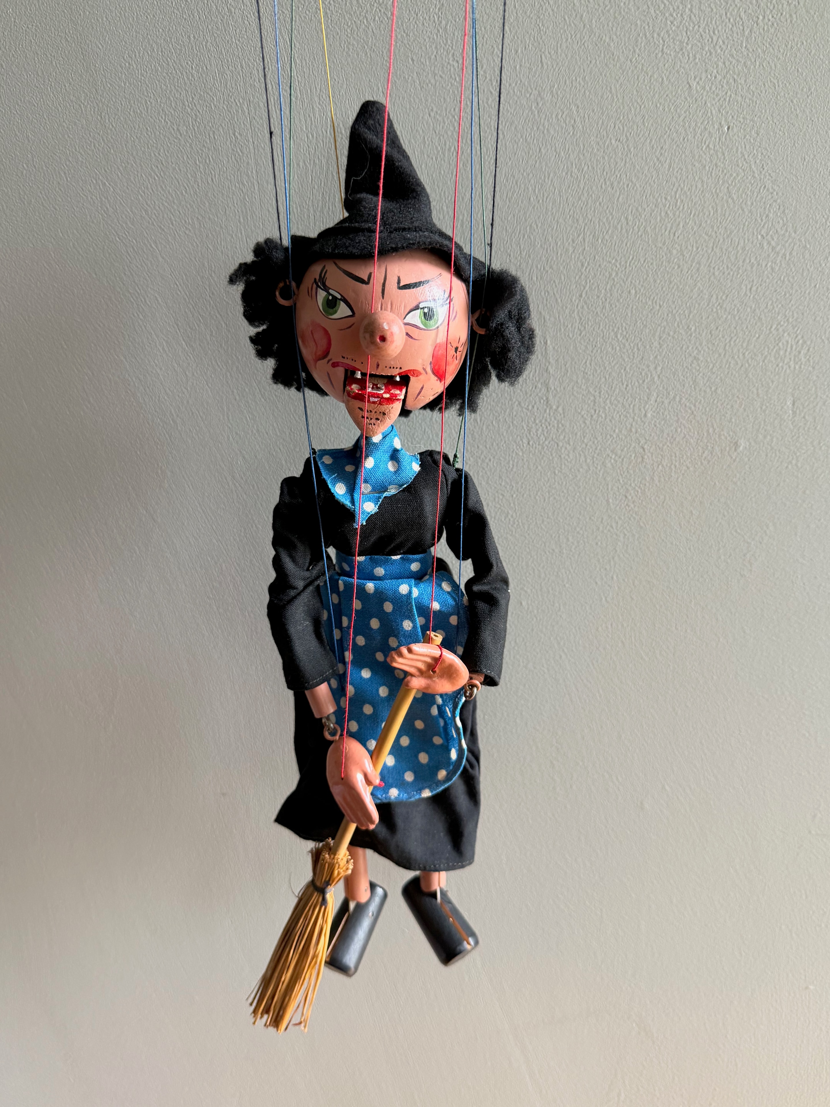 Witch SM model Marionette Pelham Puppets, England, c. late 1960s
